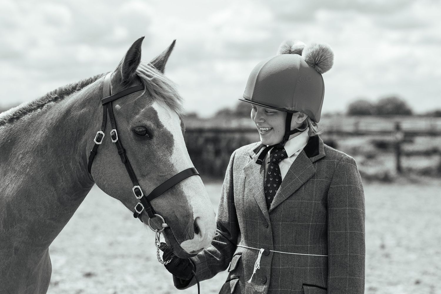 Horse portrait photographed outdoors in Lincolnshire by equine photographer Sadie York Photography.