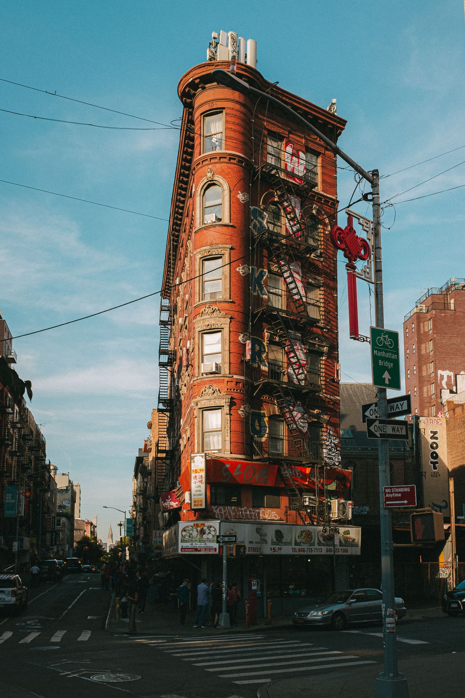 A building in Chinatown, Manhattan