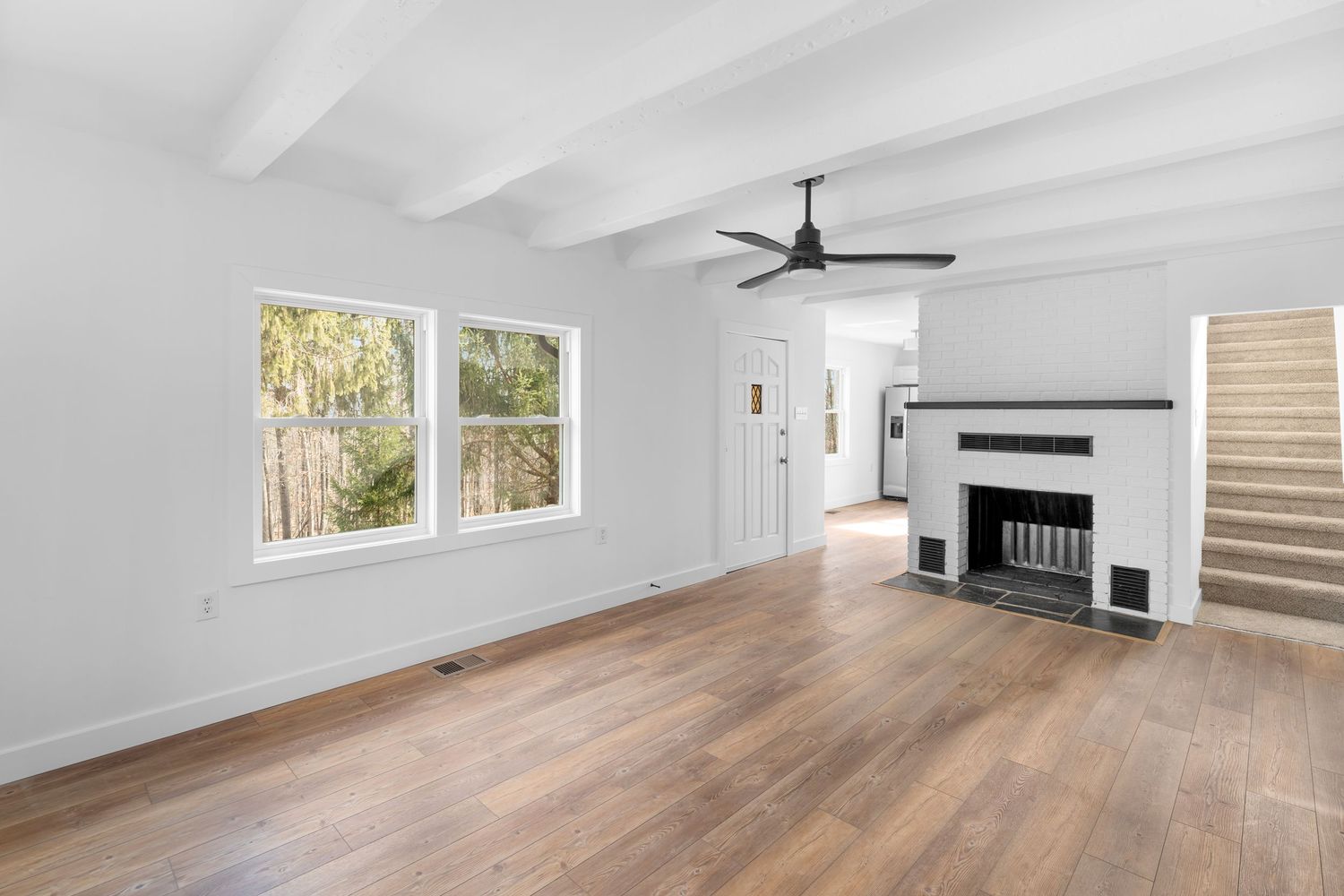 Professional real estate photography highlighting architectural details and natural light