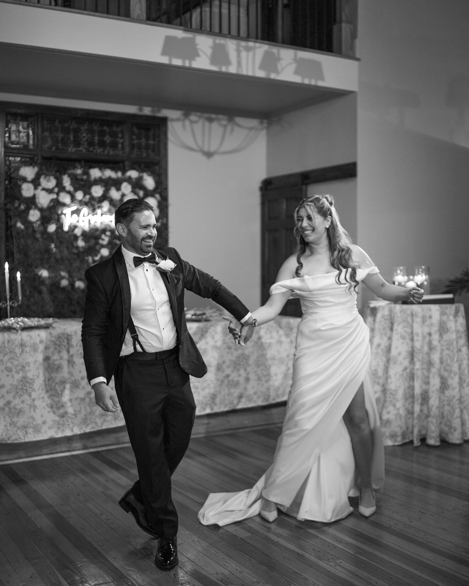 Romantic, timeless wedding portraits of bride and groom photographed by Northern Virginia photographer