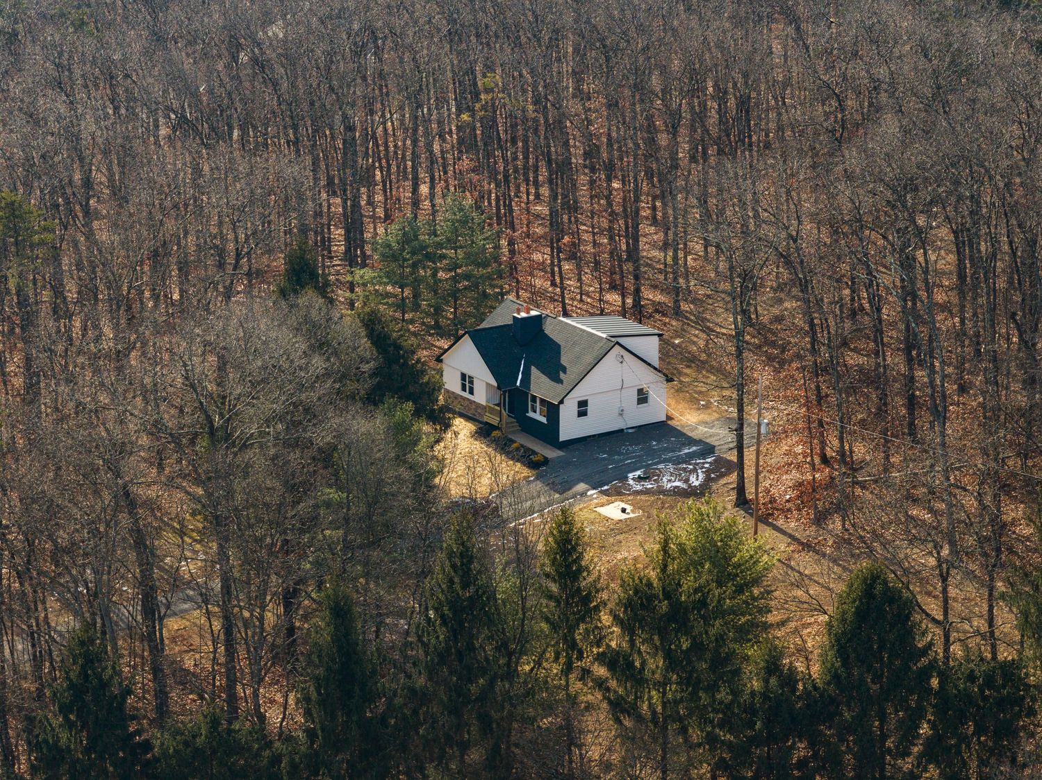 Cinematic drone footage for commercial real estate marketing