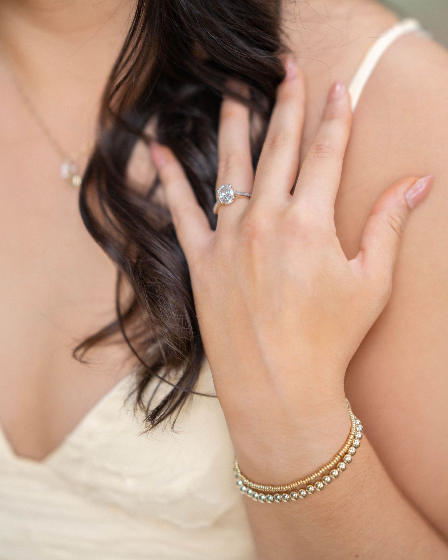 Northern Virginia wedding photography of engagement ring timeless and romantic