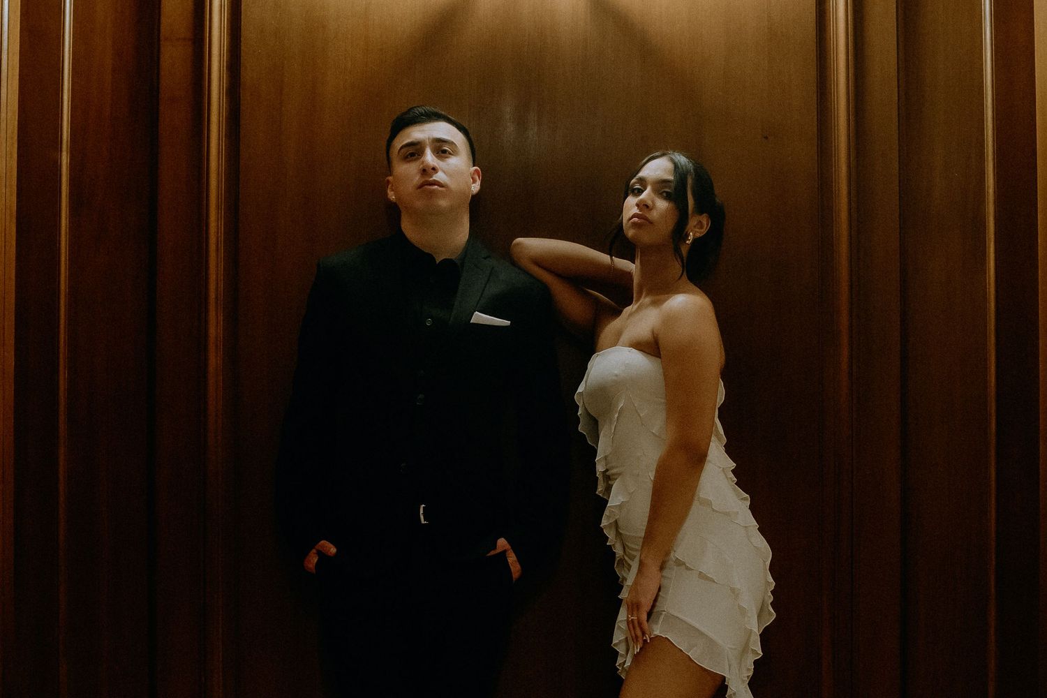 Cinematic portrait of couple