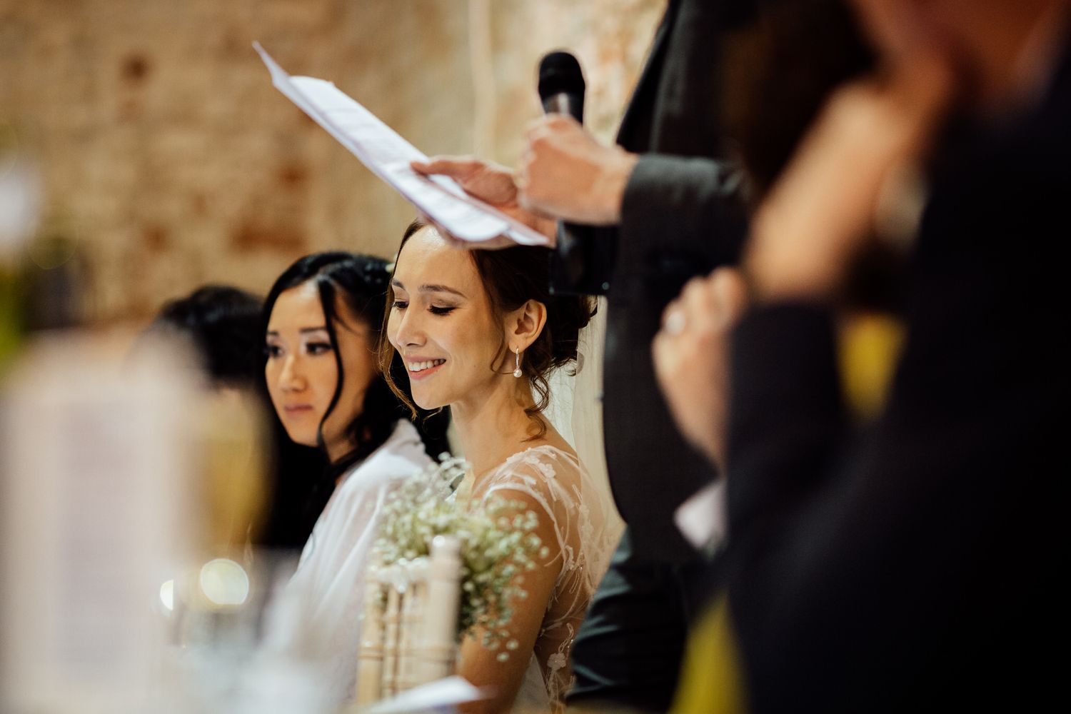 Candid moments captured during wedding ceremony celebrations.