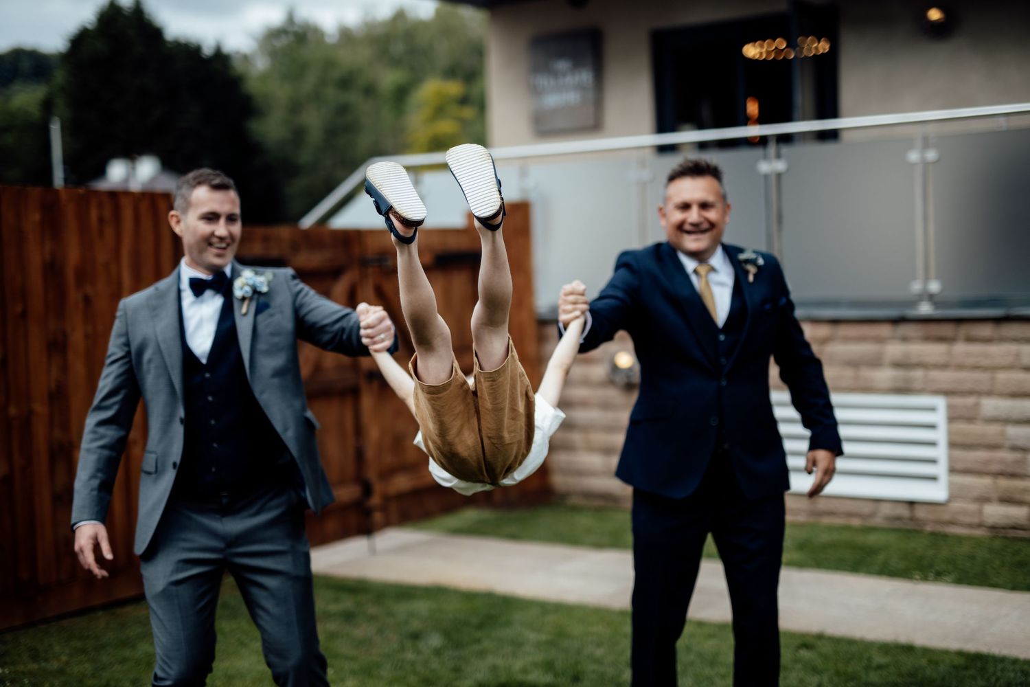 A romantic outdoor wedding ceremony setup with elegant decor and natural surroundings.