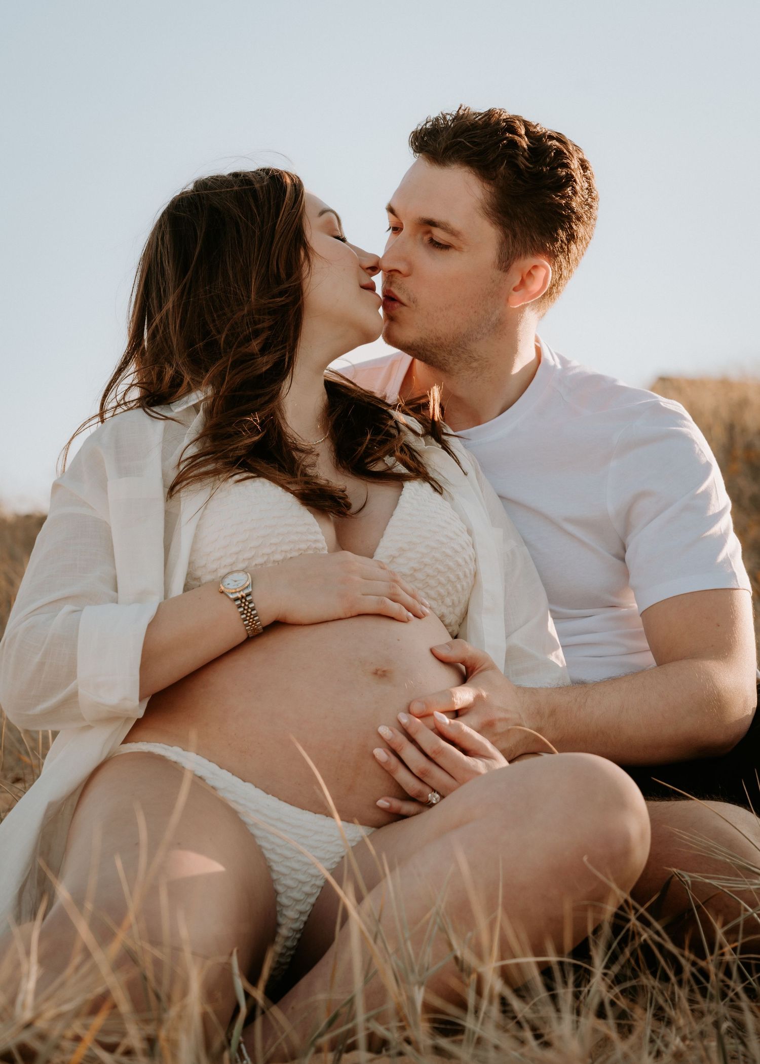 Maternity photographer Sydney Northern Beaches maternity newborn family photography session