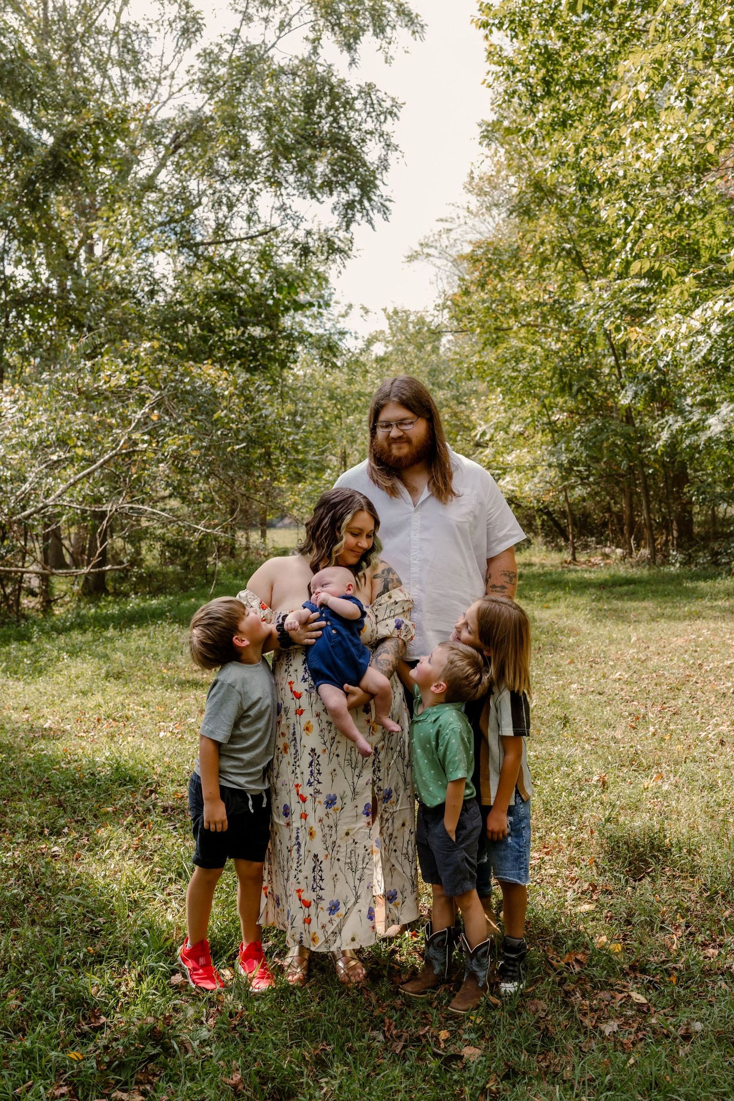 Family session, family of 6