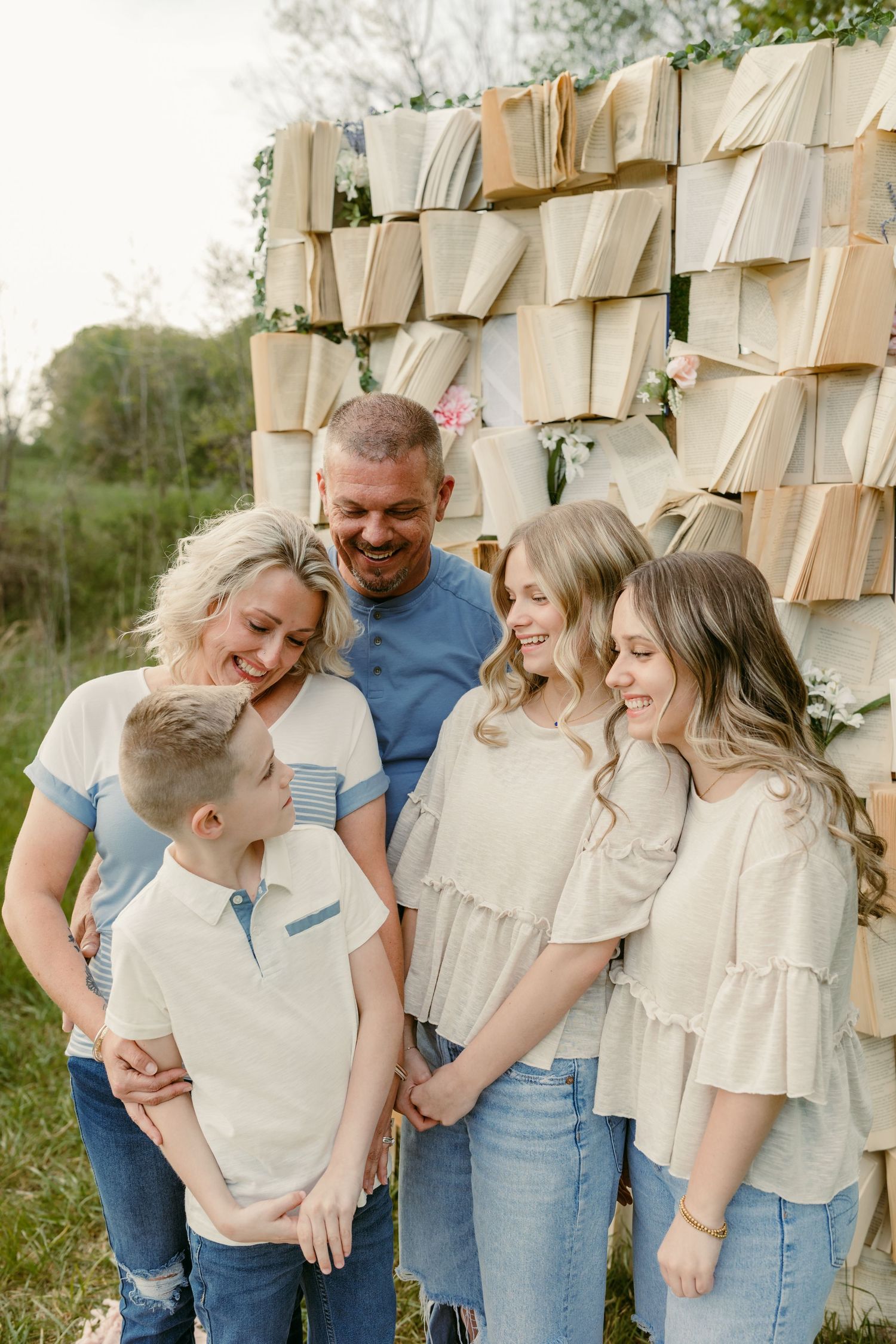 Book Wall - Family session
