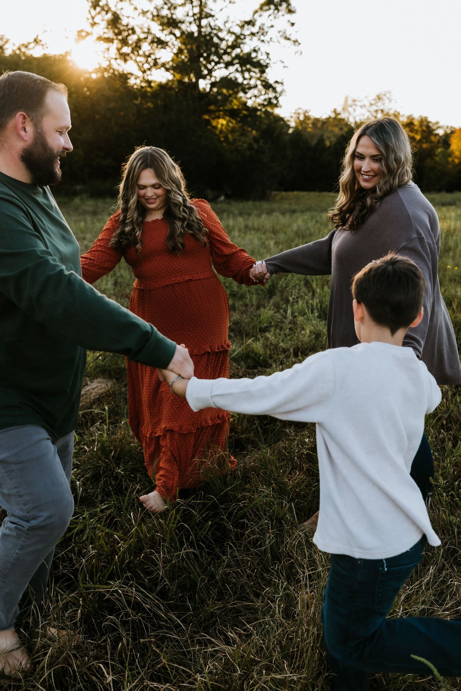 Family pictures, candid, having fun