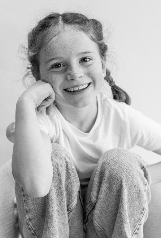 Relaxed and natural photoshoot for older children in Usk, Monmouthshire