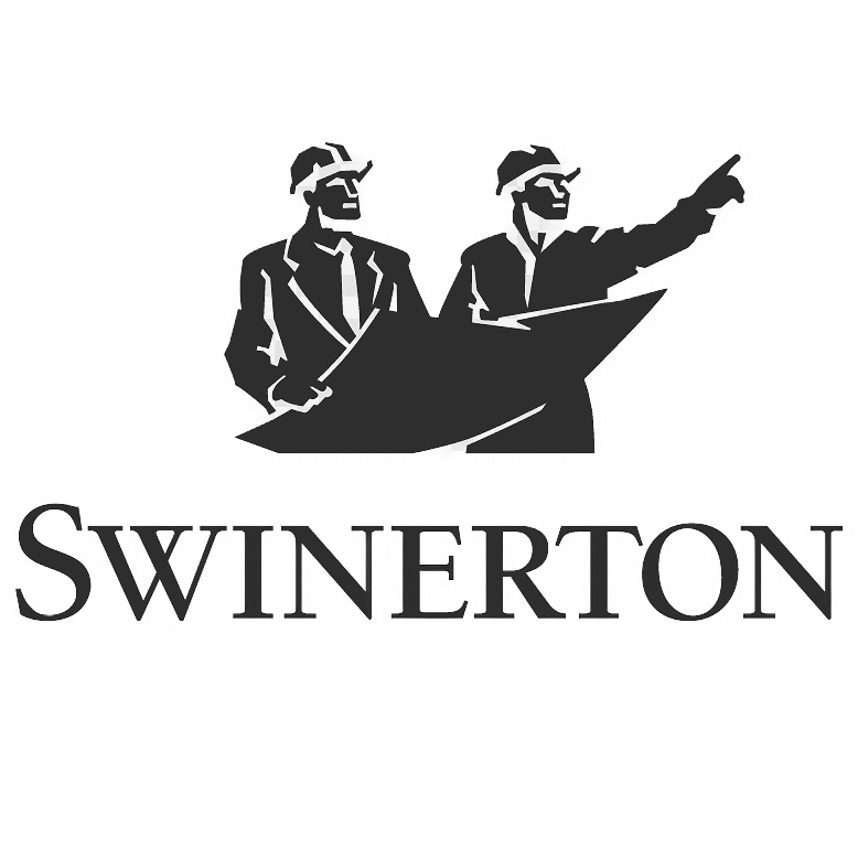 Swinerton company logo with construction worker silhouettes.