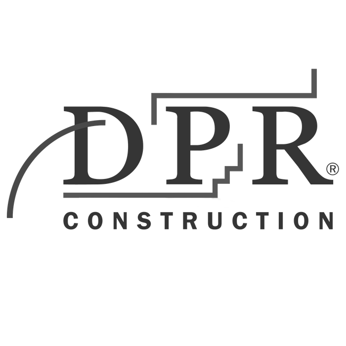PR Construction company logo in bold typography.