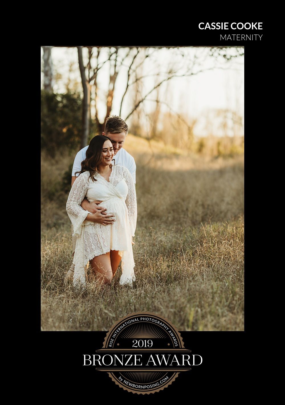 Award-winning maternity photography image by Cassie J Photography in Singleton NSW