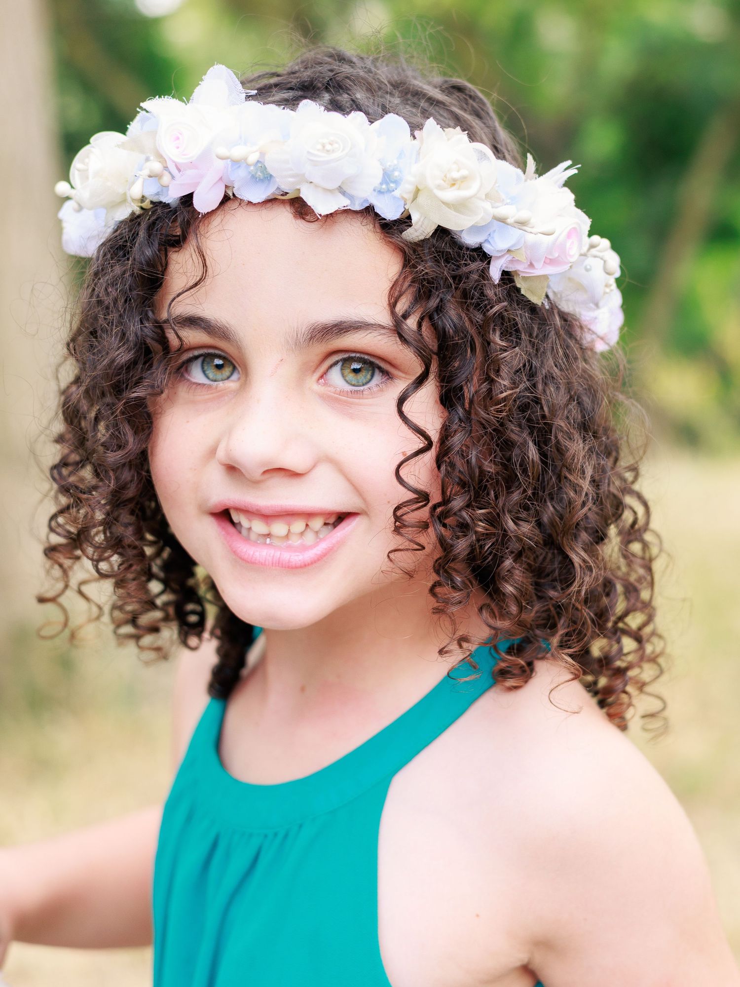 portrait d'une fille dans le Gard
