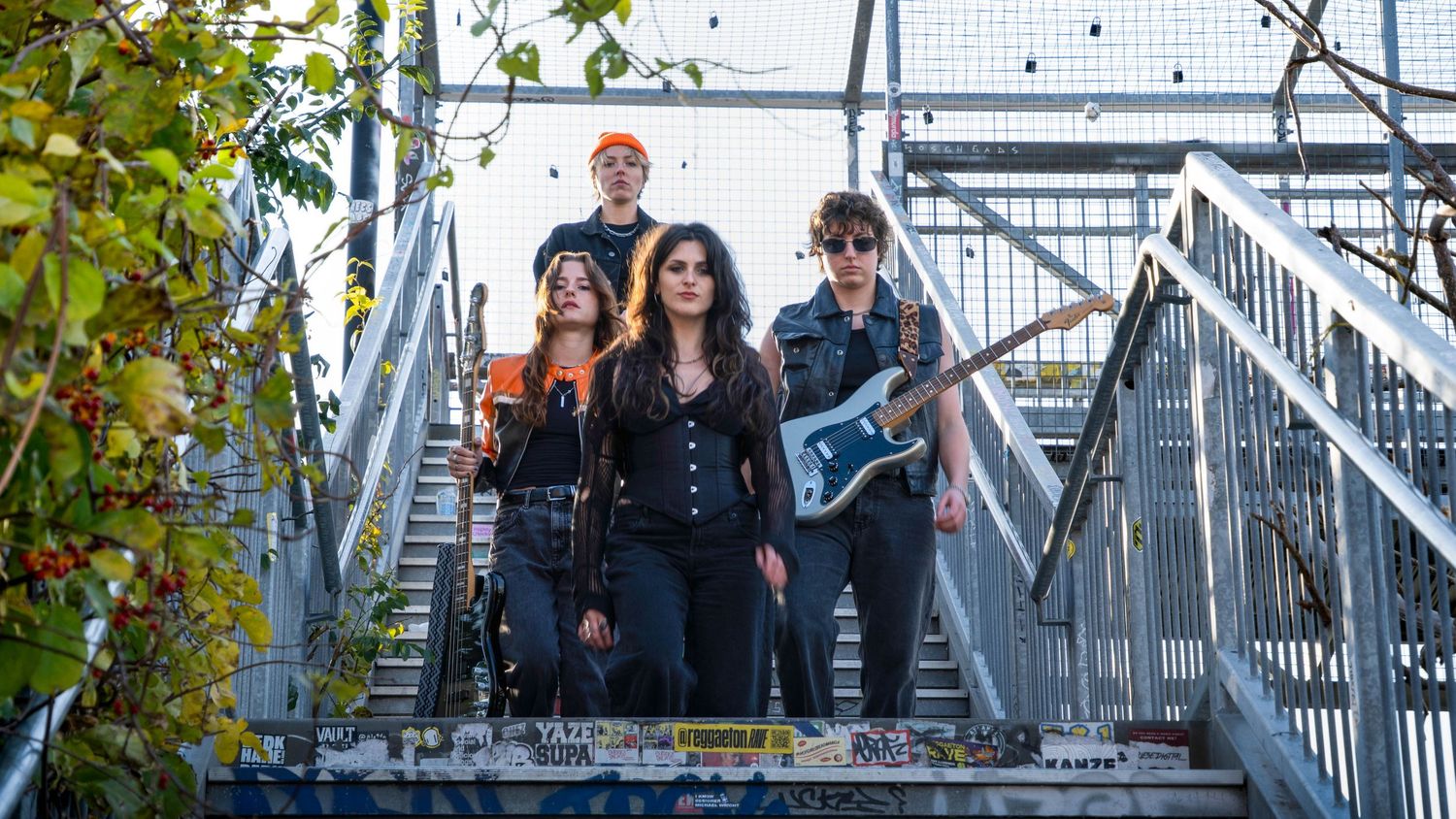 a group band photo