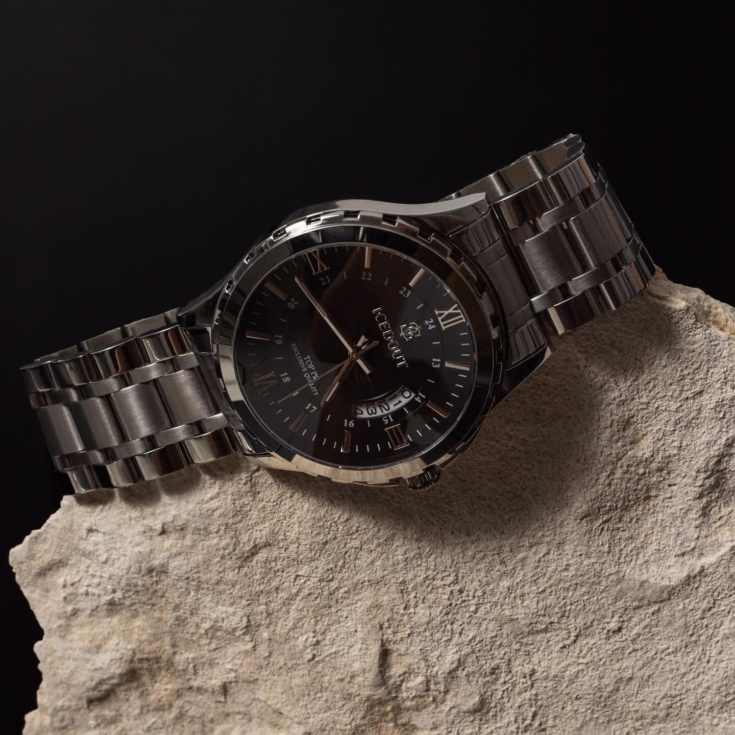 Icedout watch - onyx