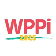 WPPI 2025 photography conference logo in coral red with teal accent.
