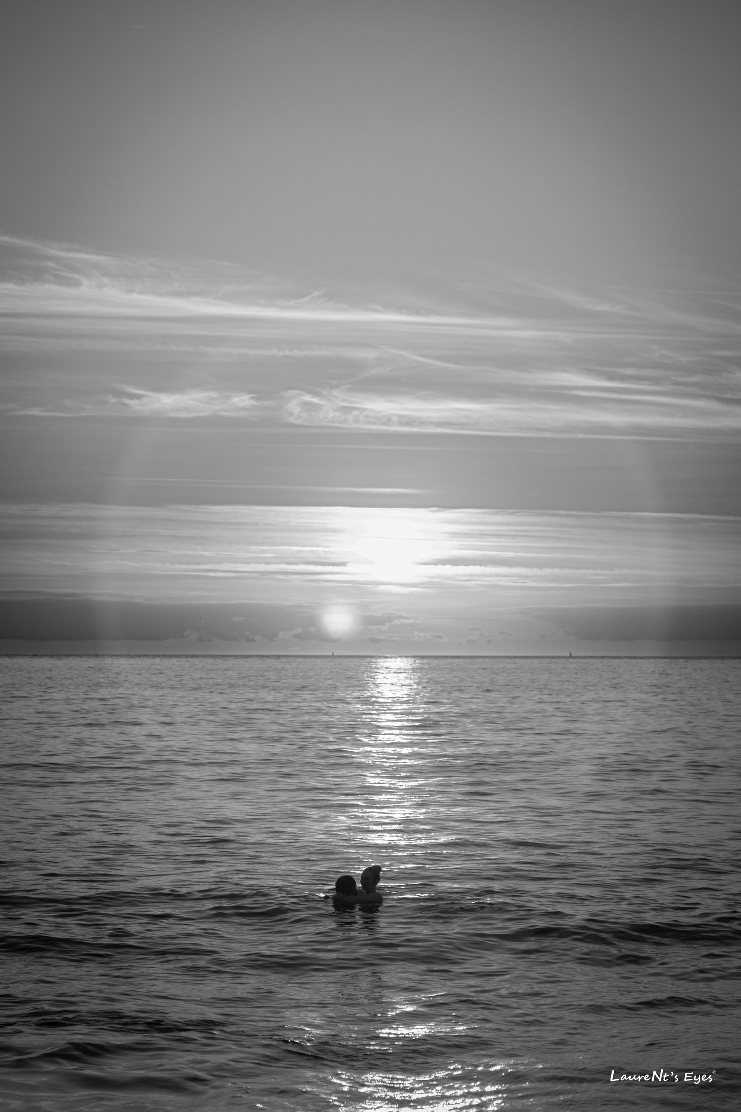 amoureux dans la mer