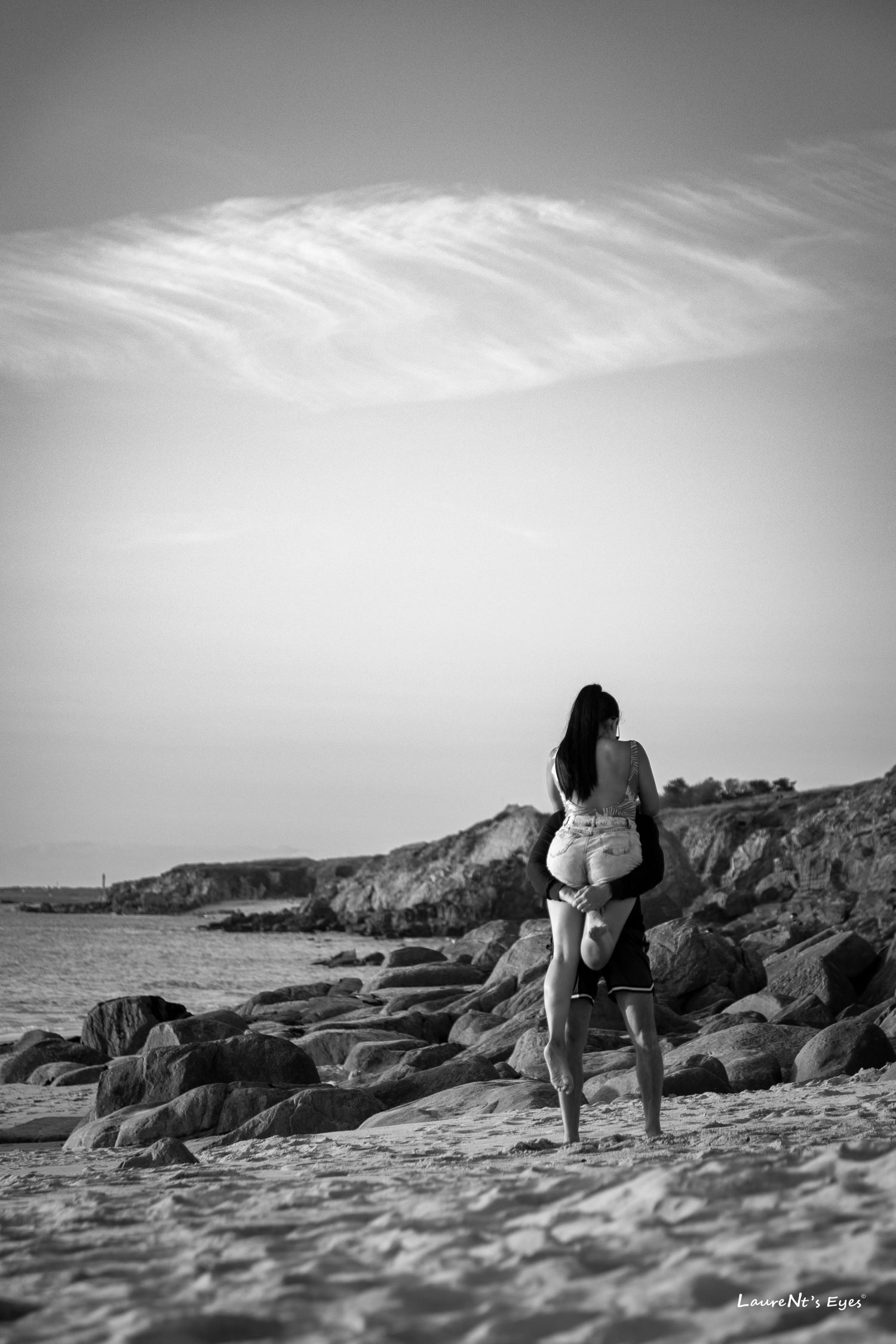 Amoureux sur la plage