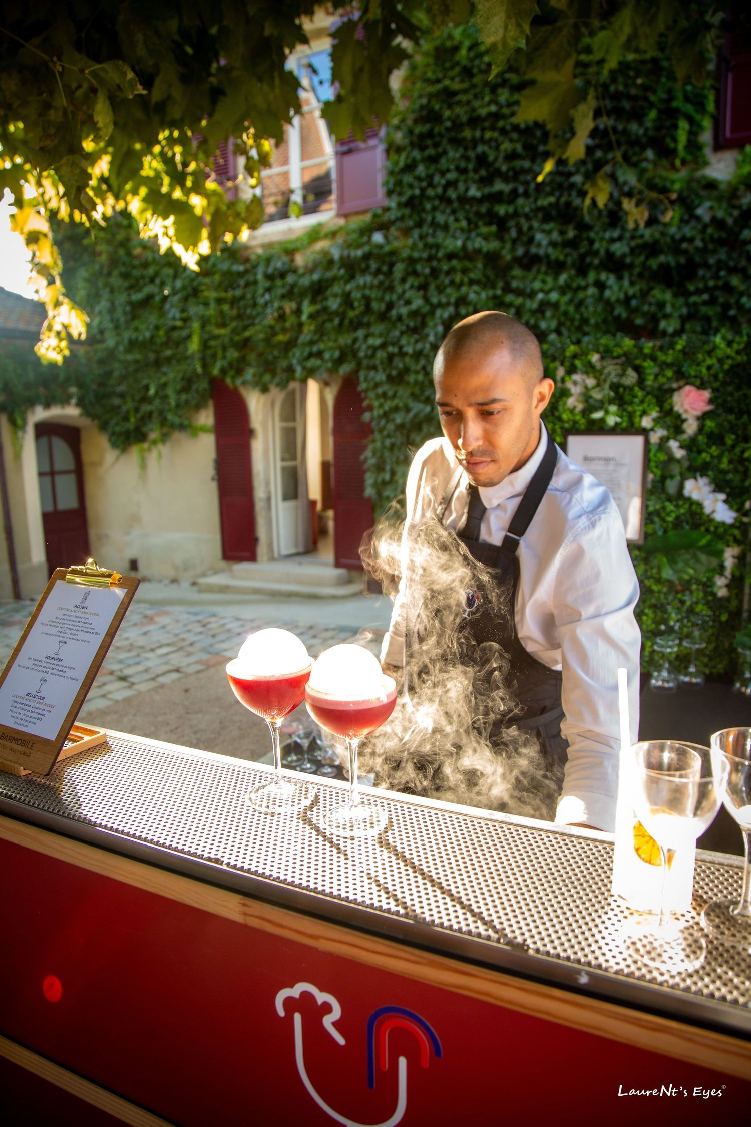 Mariage bar à cocktail