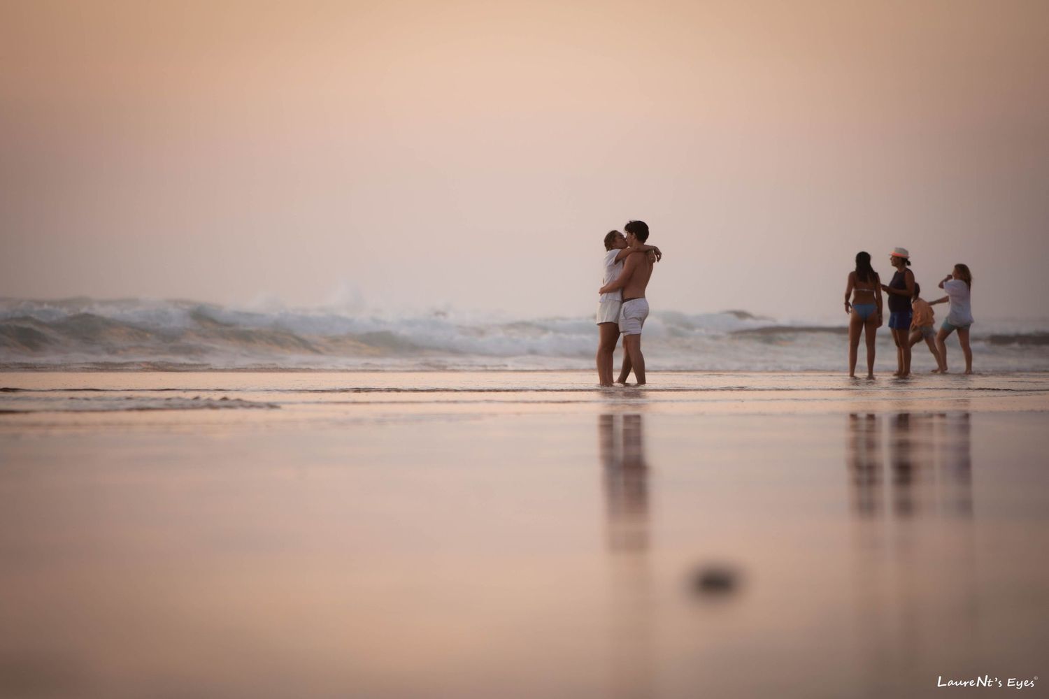 Amoureux sur la plage