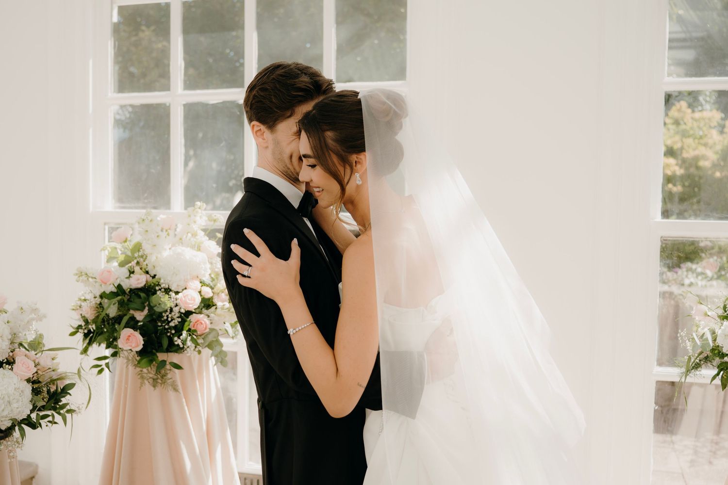 Intimate wedding ceremony captured in a documentary, soft editorial style by Kent wedding photographer Indie.