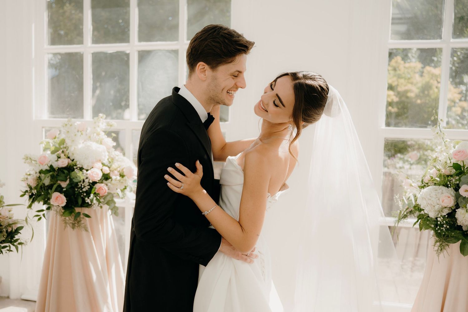 Intimate wedding ceremony captured in a documentary, soft editorial style by Kent wedding photographer Indie.