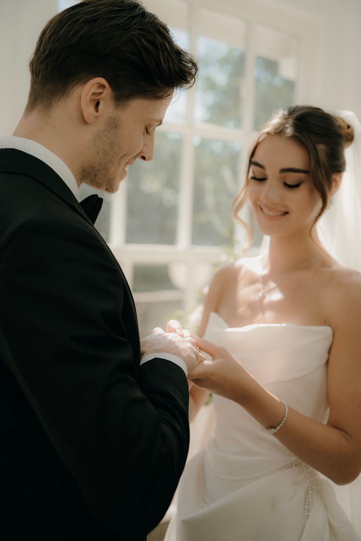 Intimate wedding ceremony captured in a documentary, soft editorial style by Kent wedding photographer Indie.