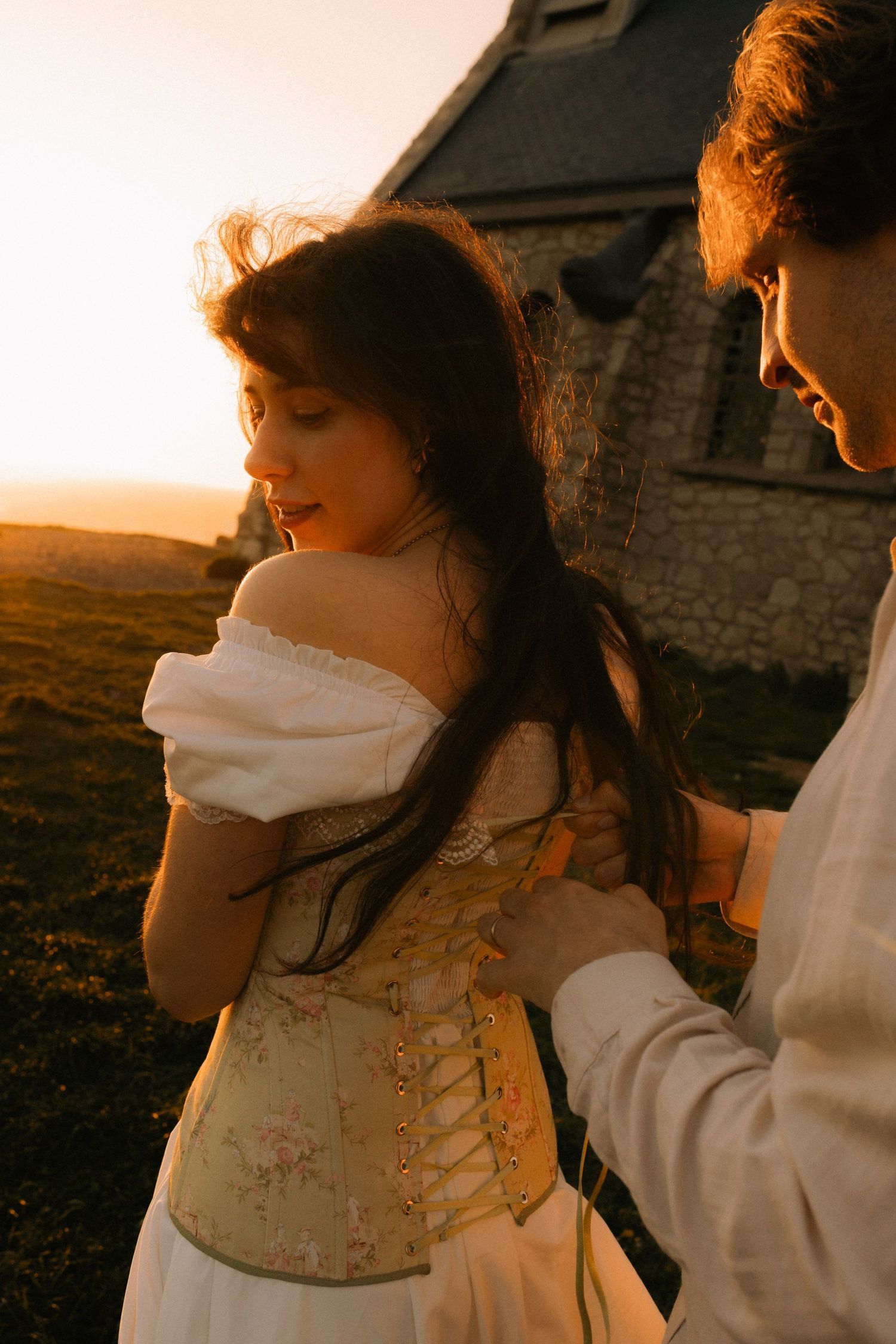 Engagement photography at sunset