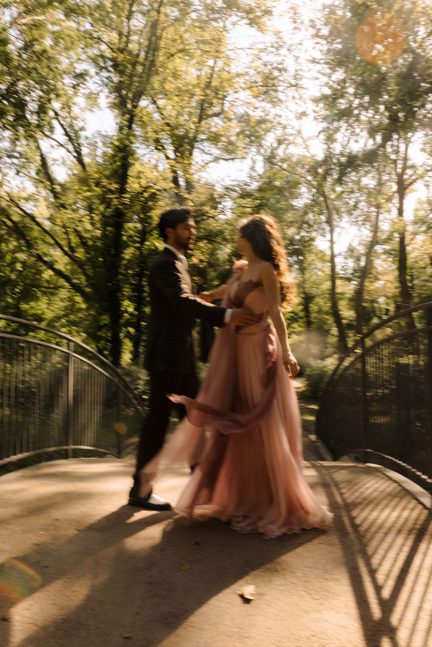 Cinematic couples photography in France
