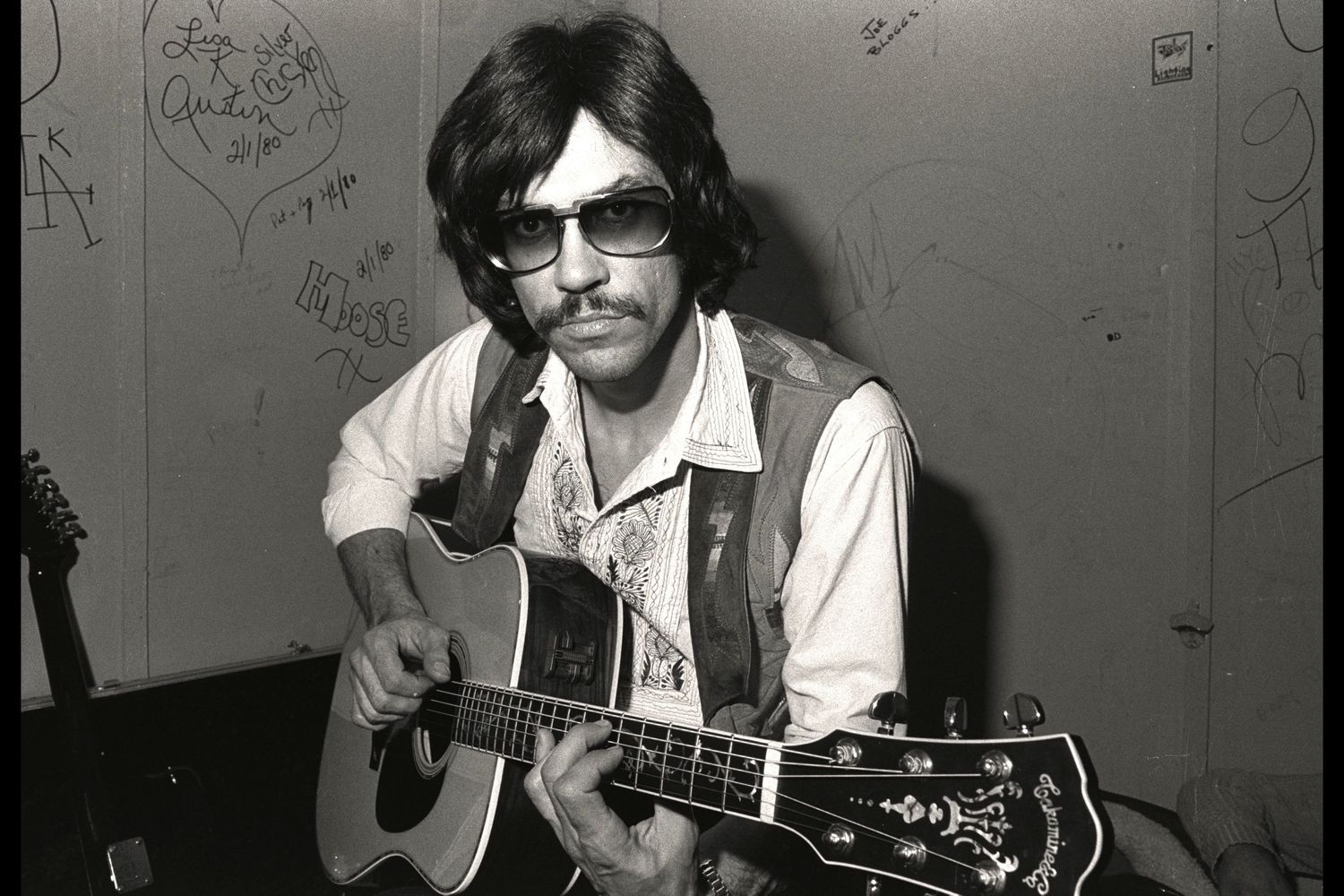 John Kay Of Steppenwolf @ JB Scotts in Albany, NY - 1979  - Photograph by Richard D. Schoenberg