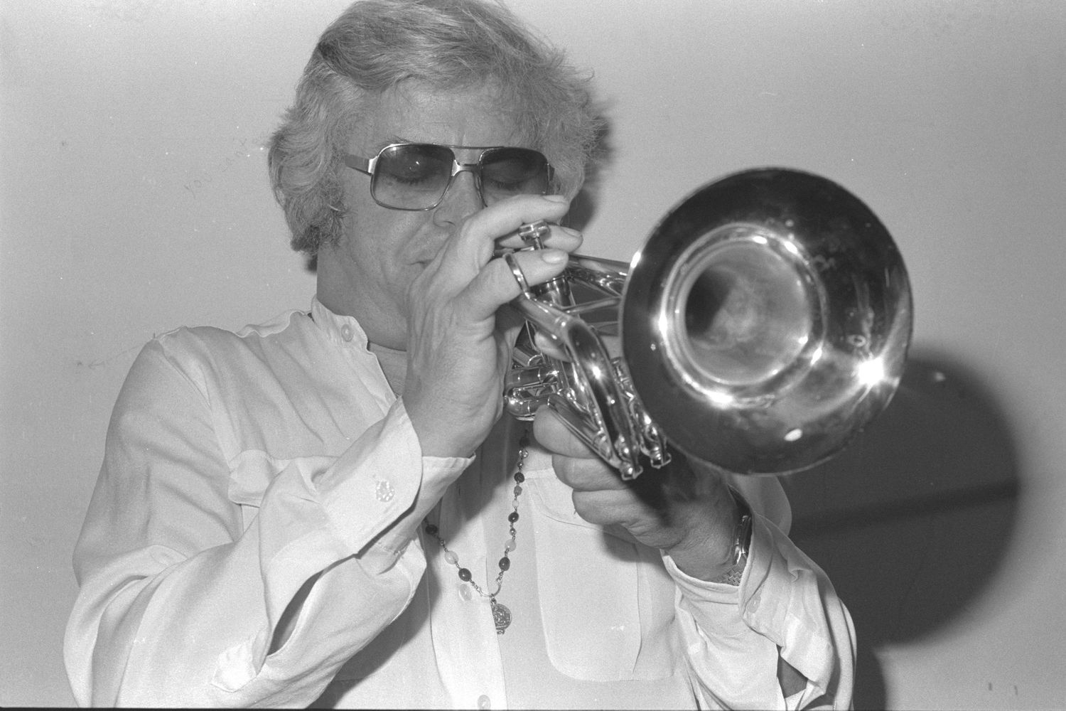 Maynard Fergusson @ JB Scotts in Albany, NY - 1979  - Photograph by Richard D. Schoenberg