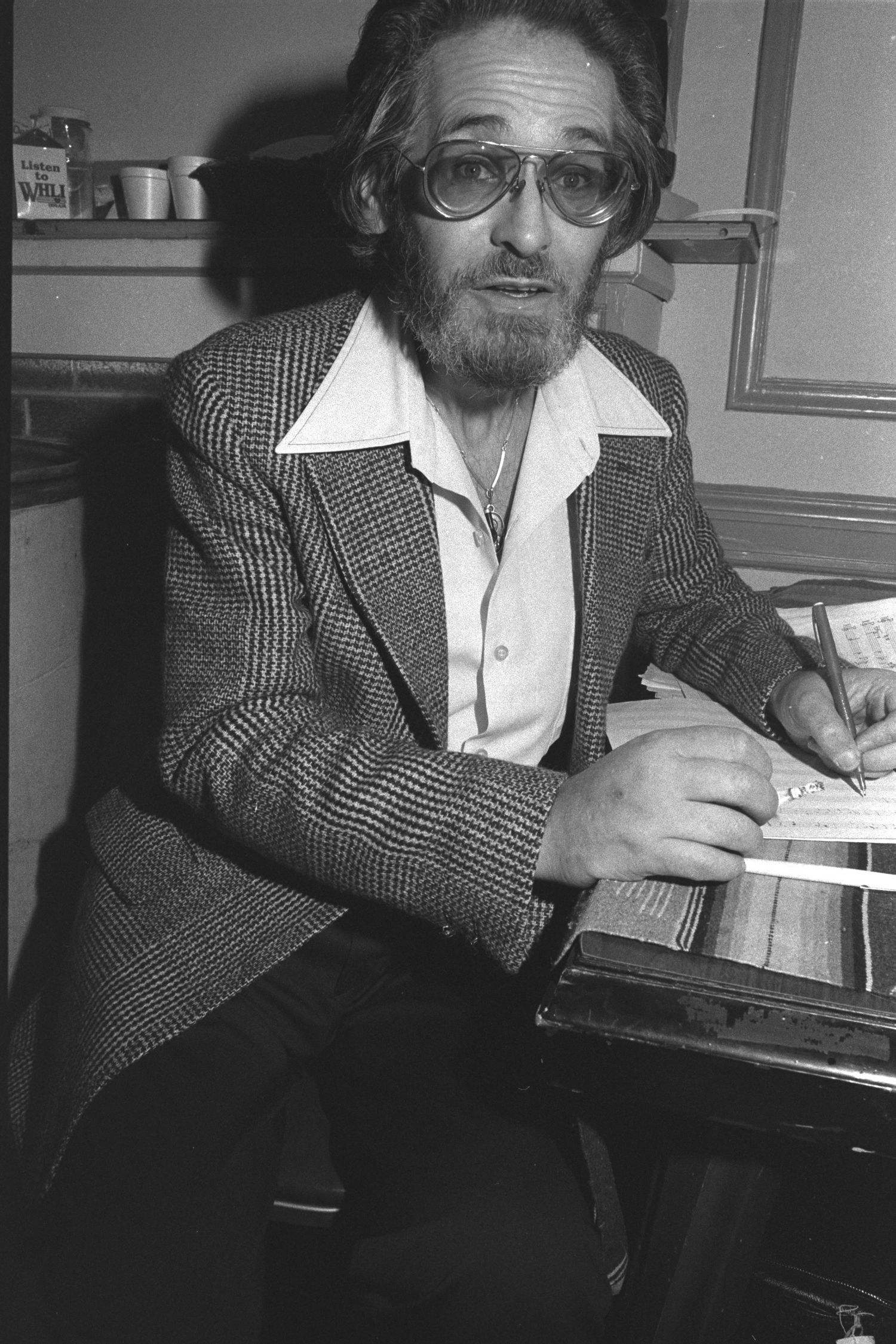 Bill Evans @ JB Scotts in Albany, NY - 1979  - Photograph by Richard D. Schoenberg