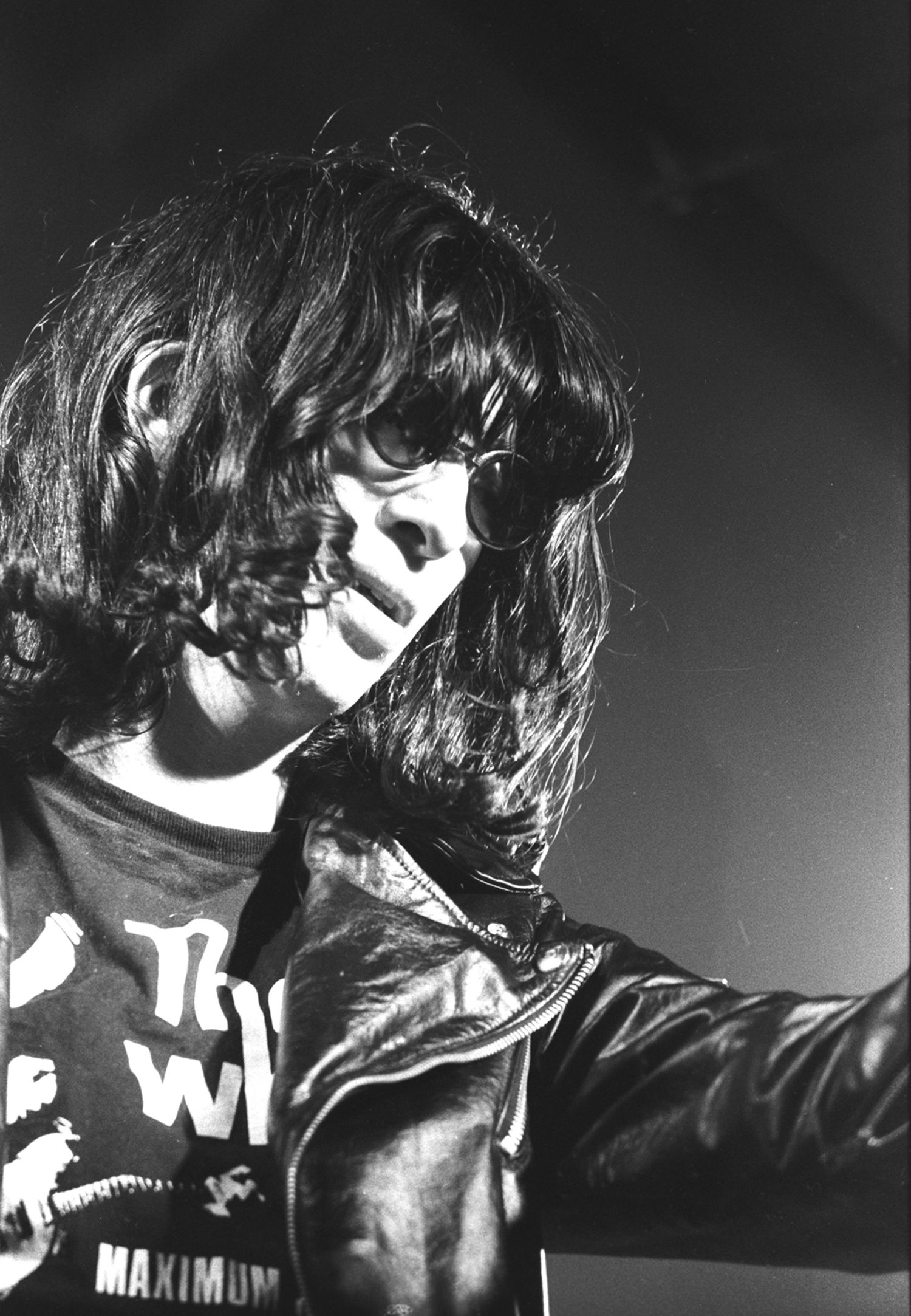Joey Ramone of the Ramones @ JB Scotts in Albany, NY - 1979  - Photograph by Richard D. Schoenberg