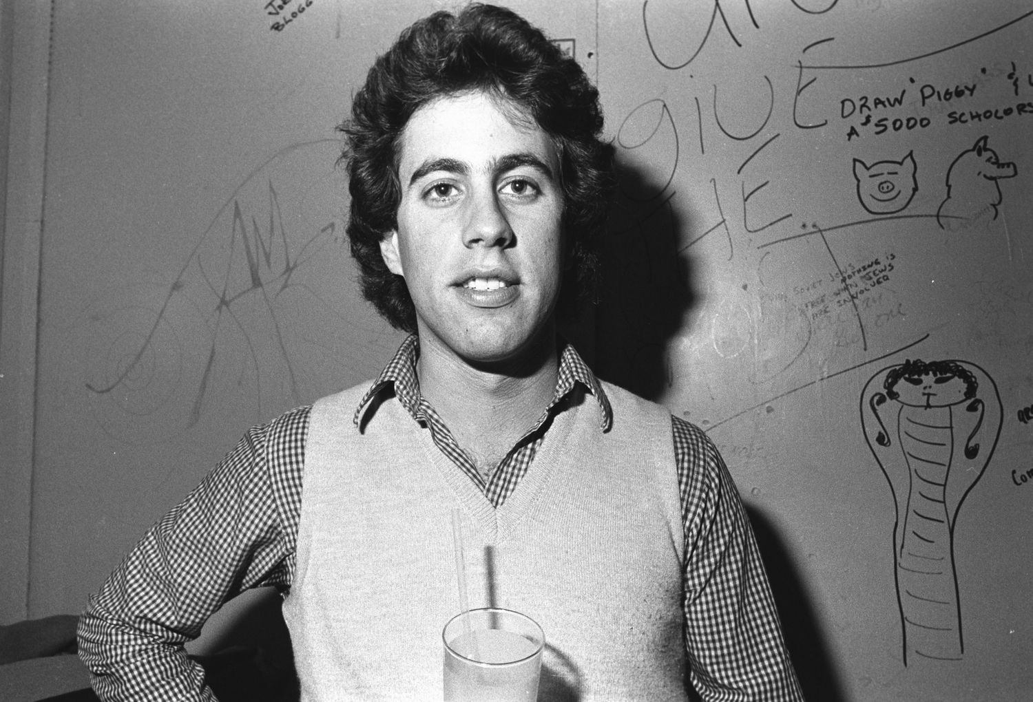 Jerry Seinfeld @ JB Scotts in Albany, NY - 1979  - Photograph by Richard D. Schoenberg