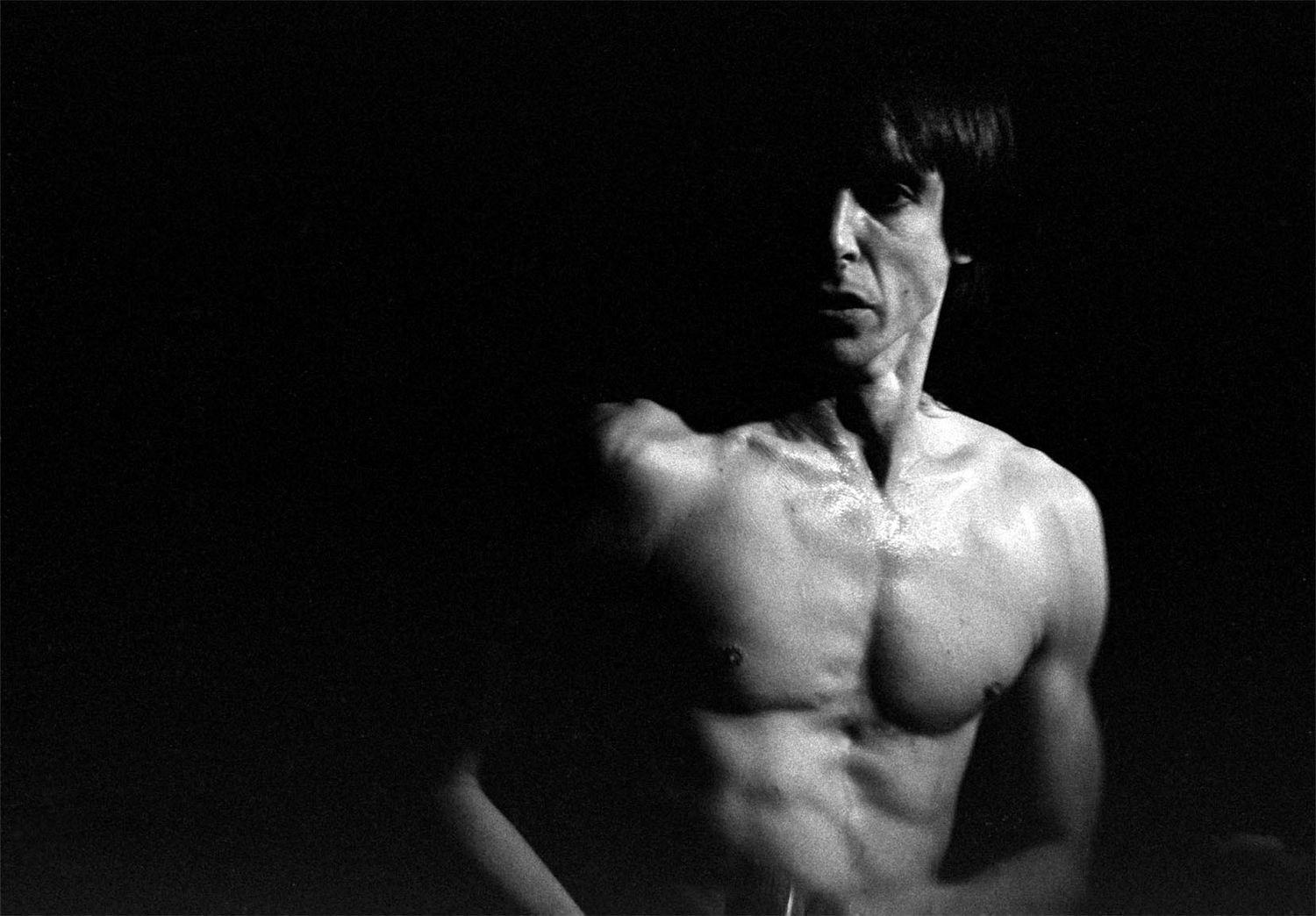 Iggy Pop @ JB Scotts in Albany, NY - 1979  - Photograph by Richard D. Schoenberg