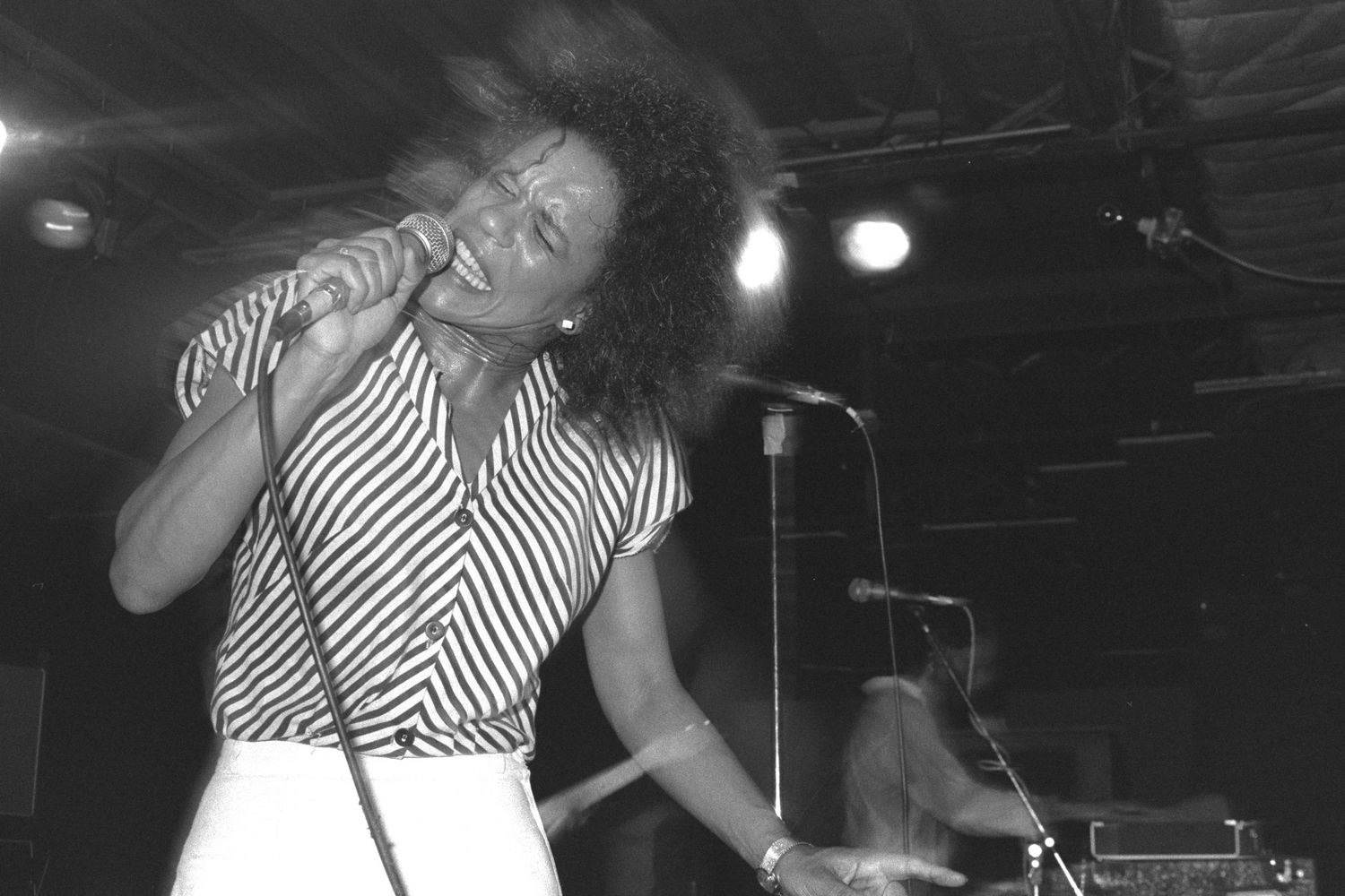 Pauline Black Of The Selecter @ JB Scotts in Albany, NY - 1979  - Photograph by Richard D. Schoenberg
