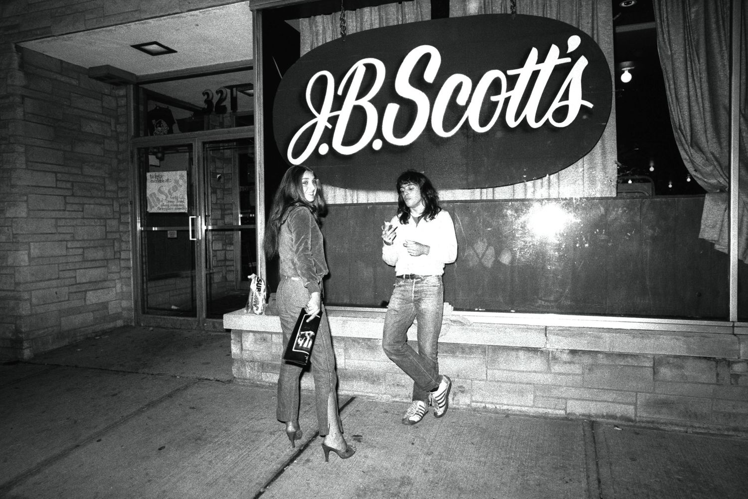 Outside J.B. Scott's Albany, New York  1979-1980 - Photograph by Richard D. Schoenberg
