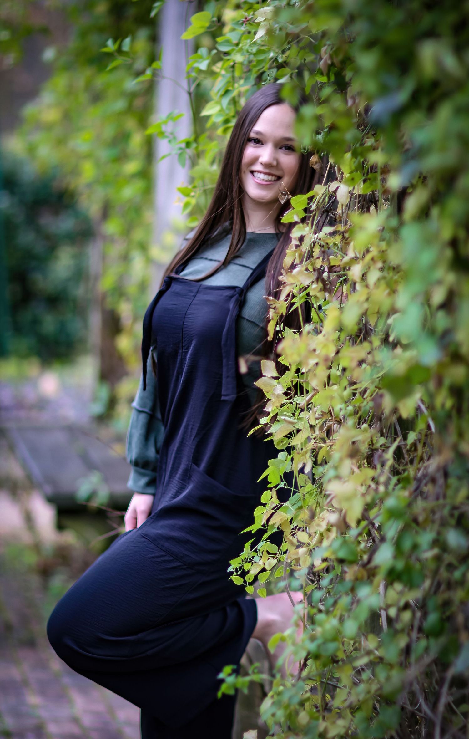 Senior session at a park