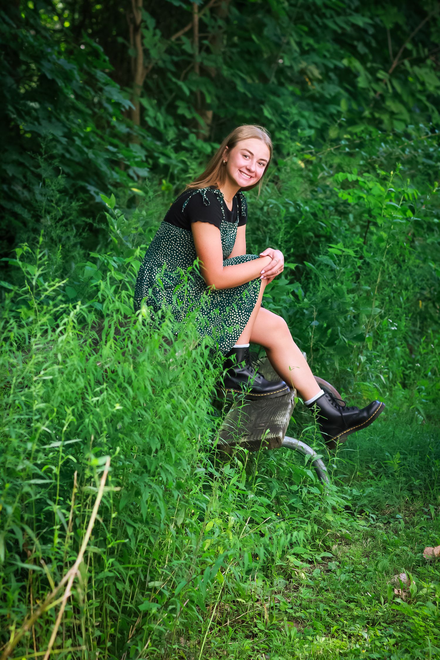 Senior Session in downtown Kent