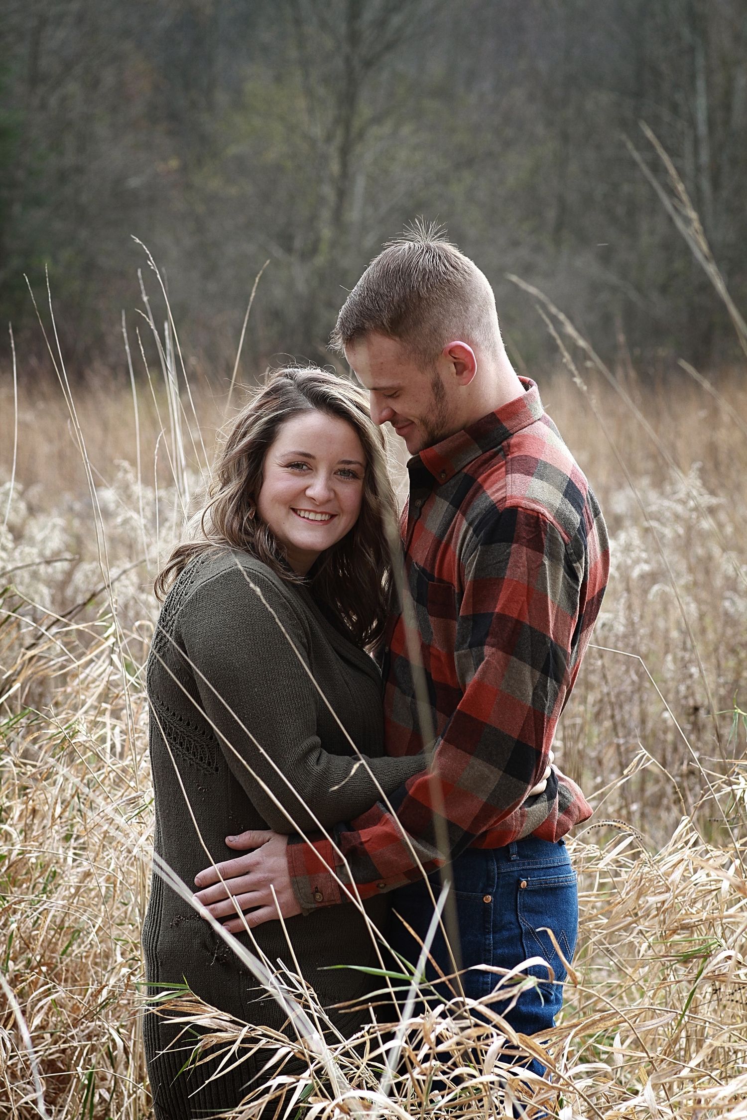 Engagement session at Quail Hollow