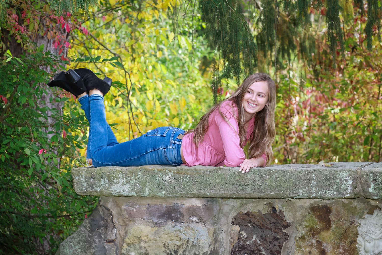 Senior session in park