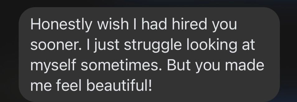 Client text message review