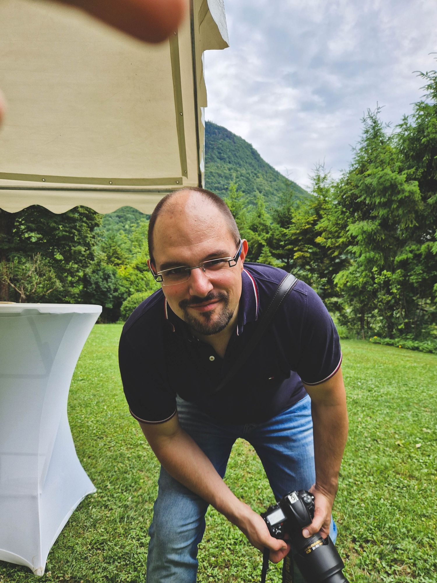Moi-même photographié par mon fils de 6 ans