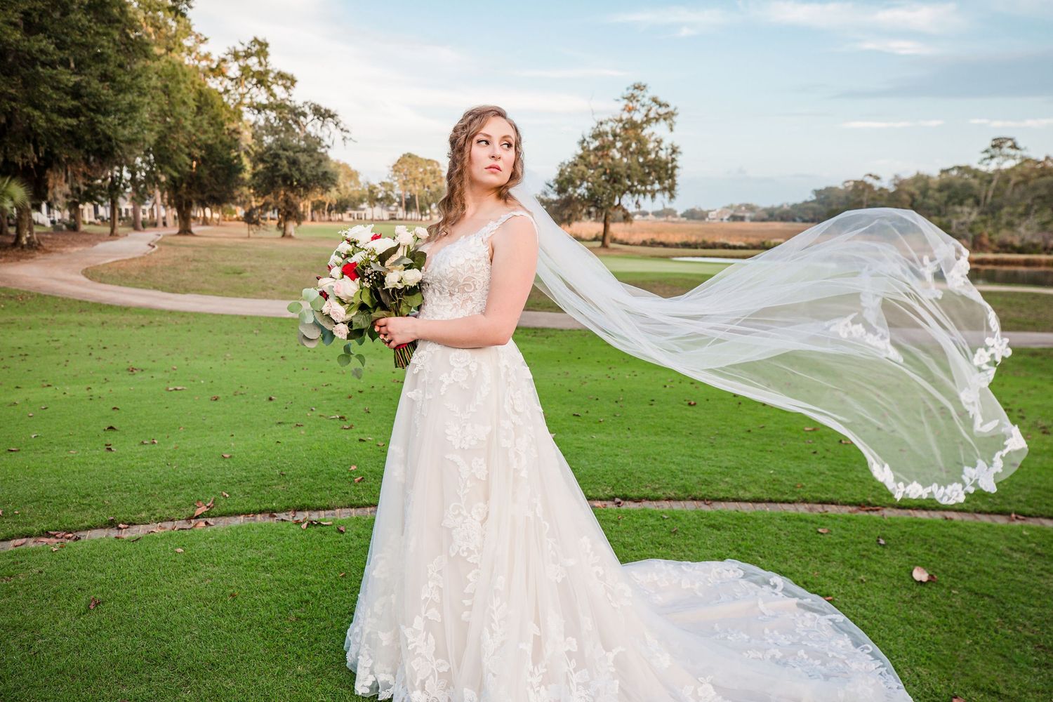 Pawleys Island Bride and Groom Portraits