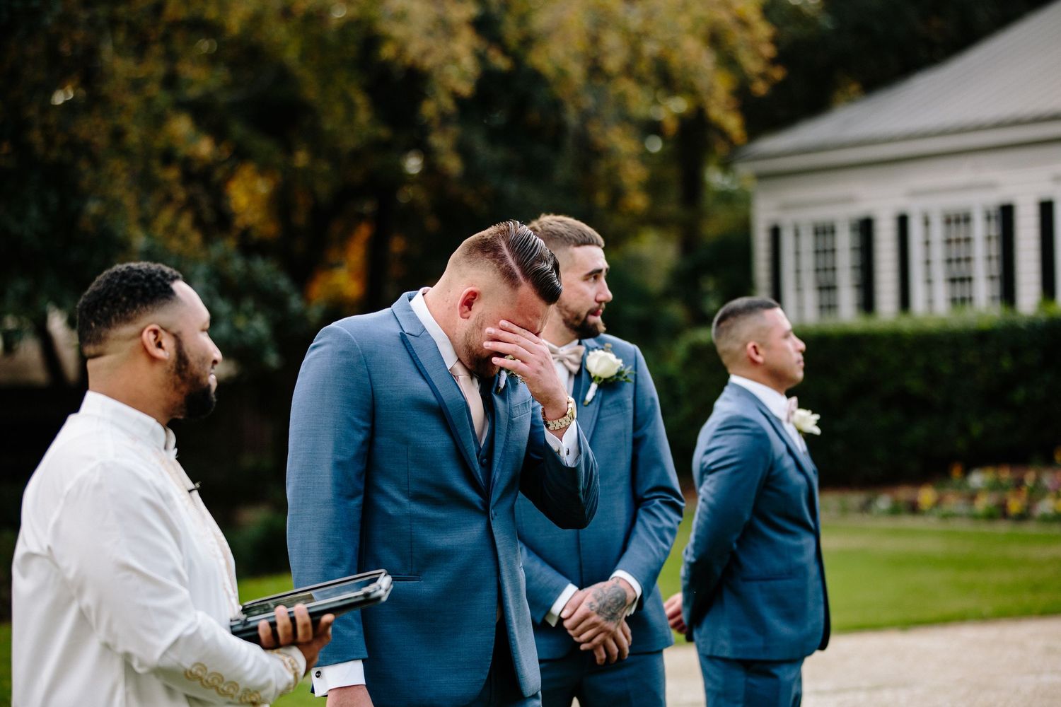 Pawleys Plantation Groom Bride Wedding Photos