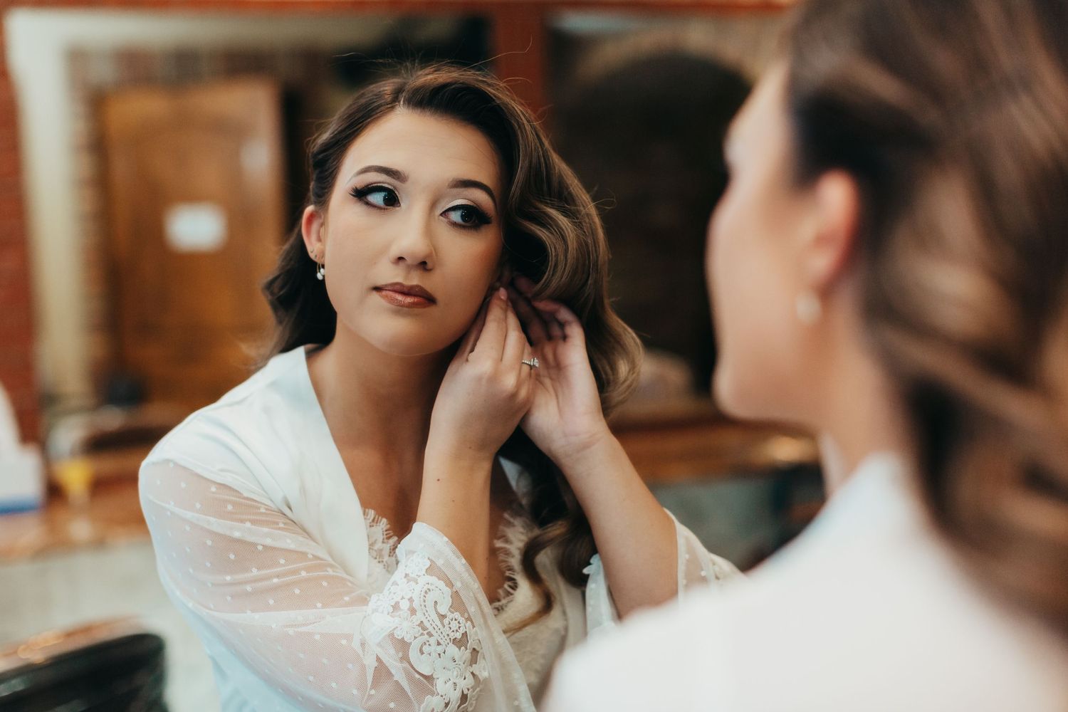 bride getting ready