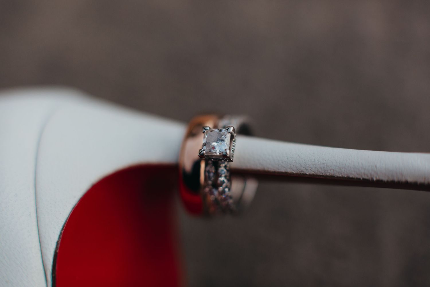 winter wedding detail shot