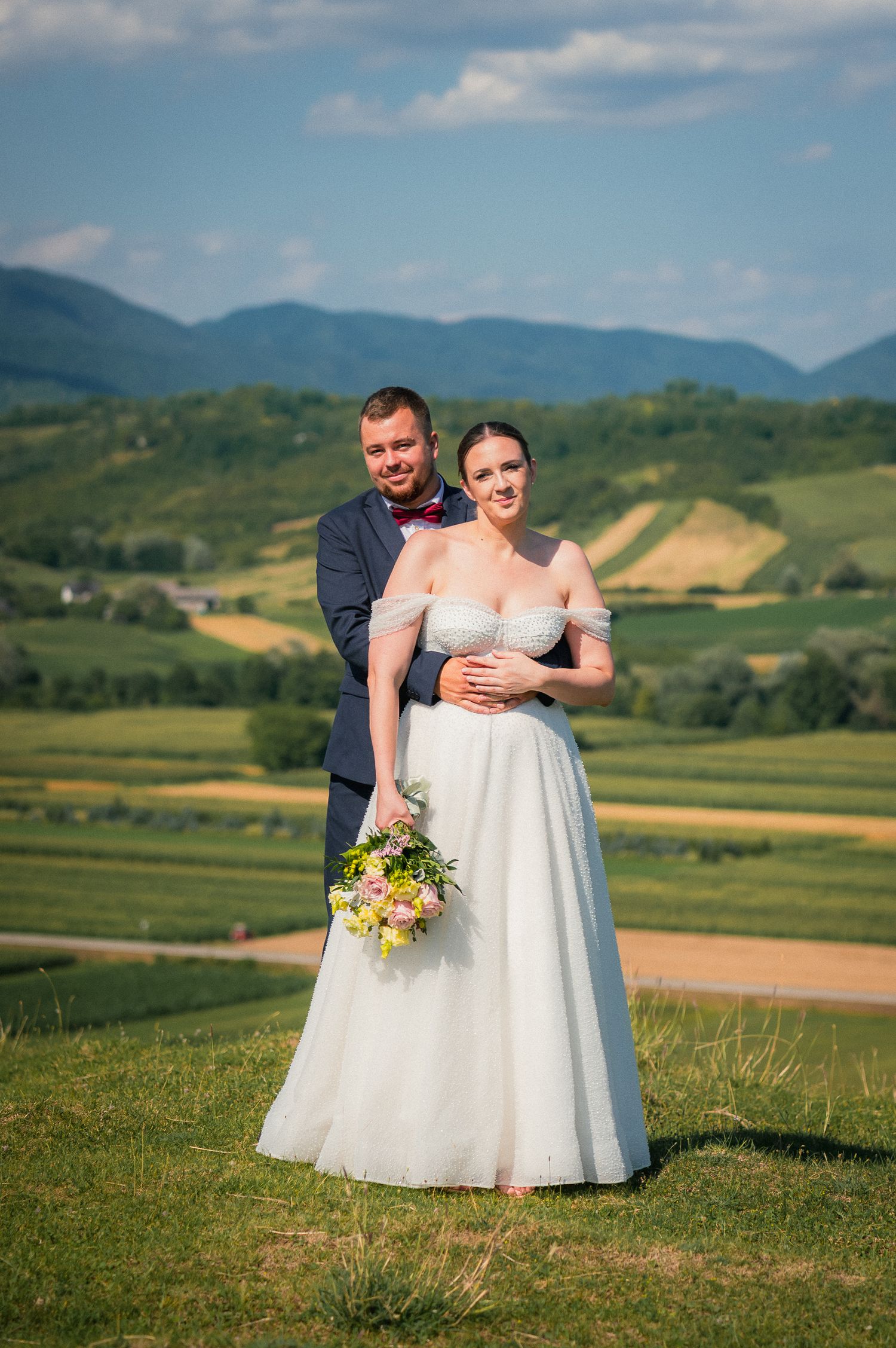 bride and groom portrait wedding photography Zagreb