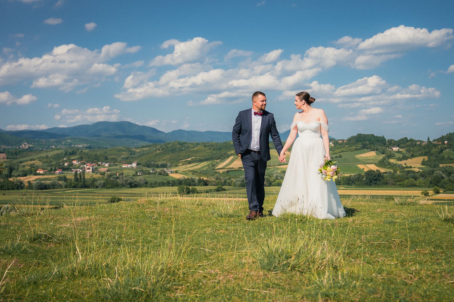 bride and groom portrait wedding photography Zagreb